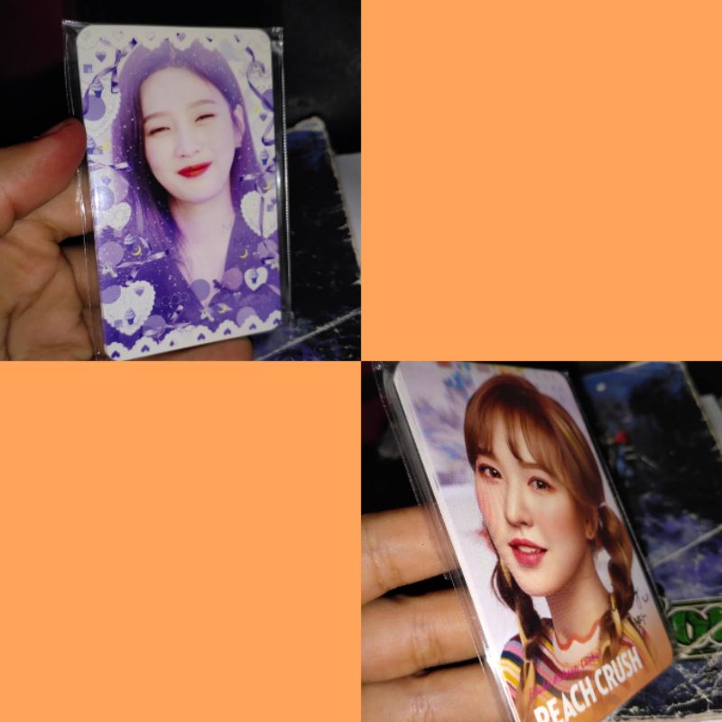Set 8Pcs Photocard Unofficial Wendy & Joy RedVelvet Fanmade/Pc Unnof Red velvet murah/latte joohyun/