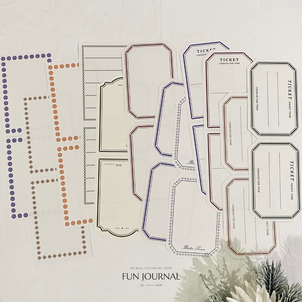 

COLLECTION OF LABELS FROM COLLECTOR UNTUK JOURNAL JURNAL PLANNING PLANNER SCRAPBOOK DIY BUJO