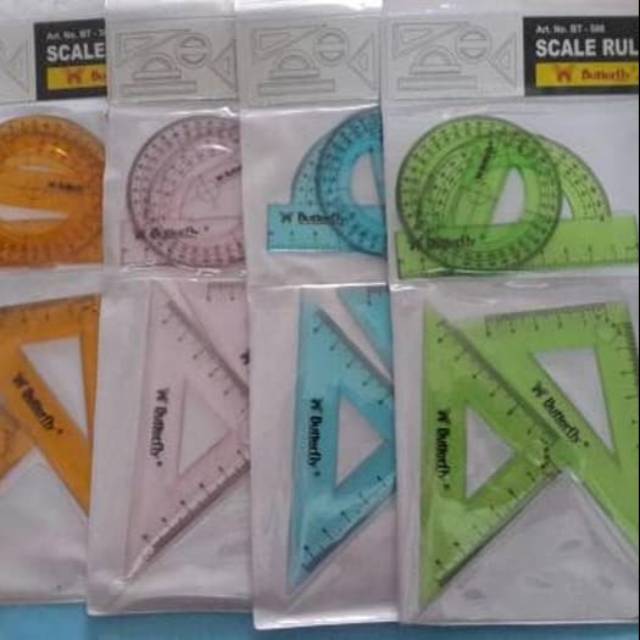 

Penggaris Scale Ruler Set BT-500 Butterfly