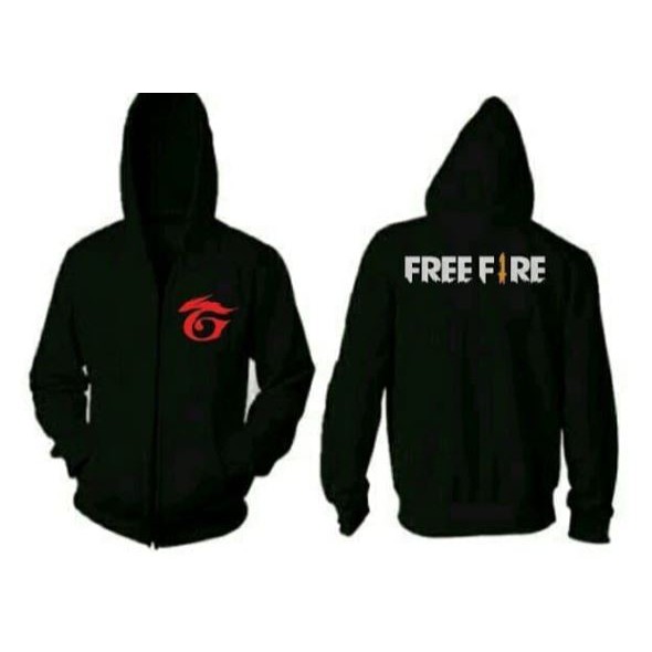 HOODIE GARENA FREE FIRE JAKET SWEATER JAKET GARENA