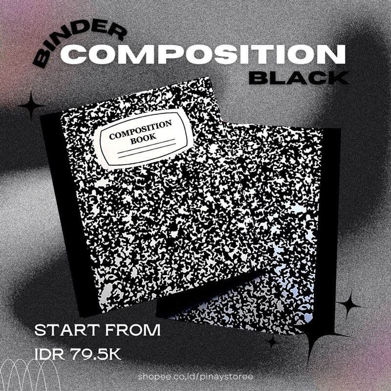 

[PRE-ORDER] Composition Book Binder B5/A5 Ver. Photocard Collector HARDCOVER Aesthetic Murah