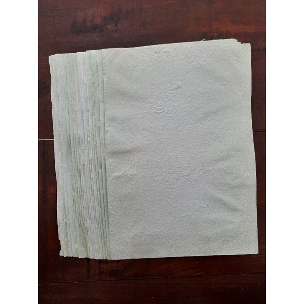 

Reusable papper / kertas daur ulang warna hijau muda uk A5