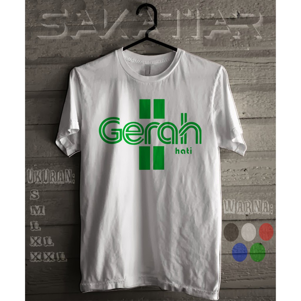 Kaos Baju Murah GERAH Kaos Plesetan Kata Kata