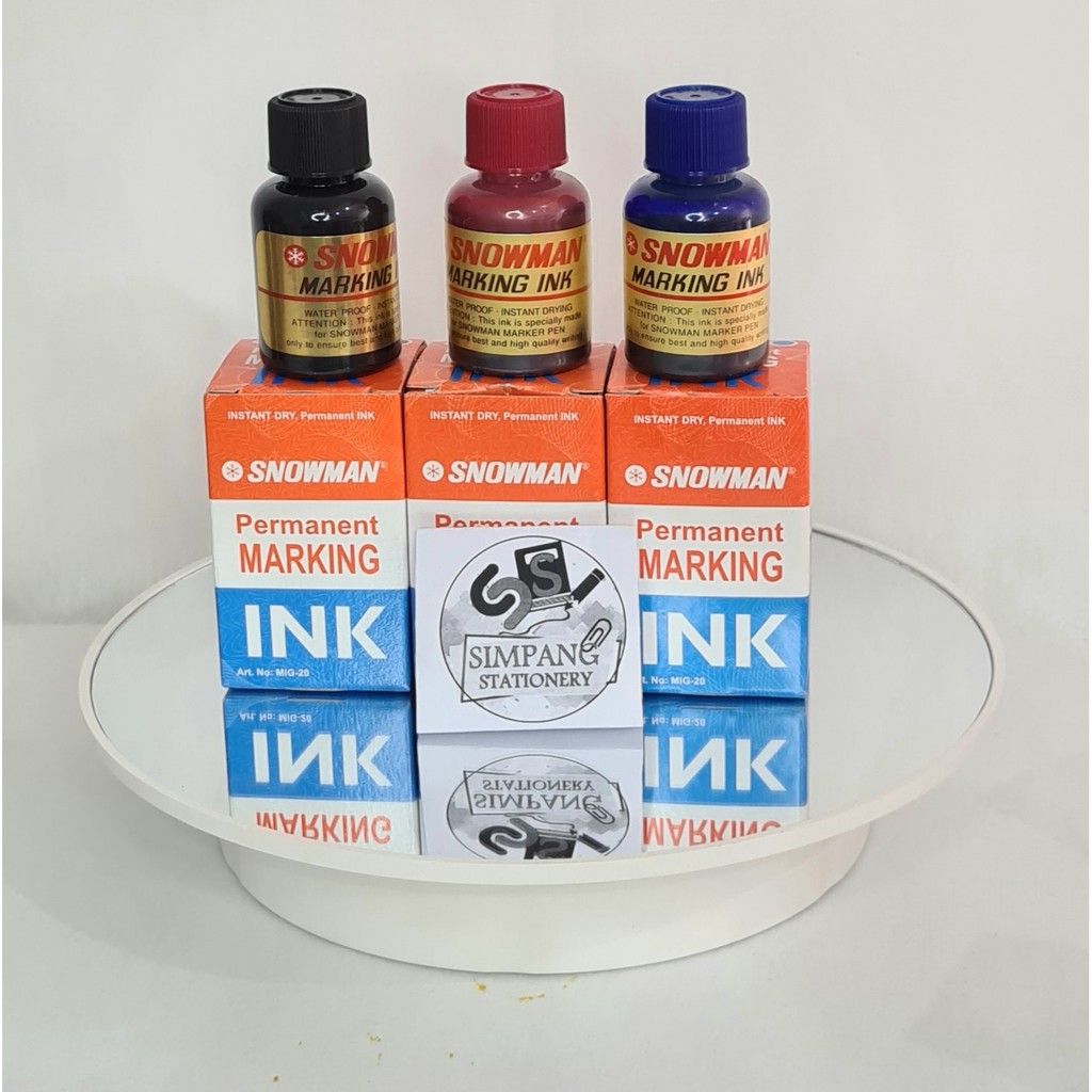 

Snowman Tinta Spidol Permanent