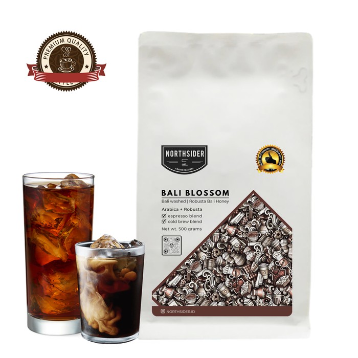

BIJI KOPI BALI BLOSSOM BLEND FOR ESPRESSO 500GR NORTHSIDER COFFEE