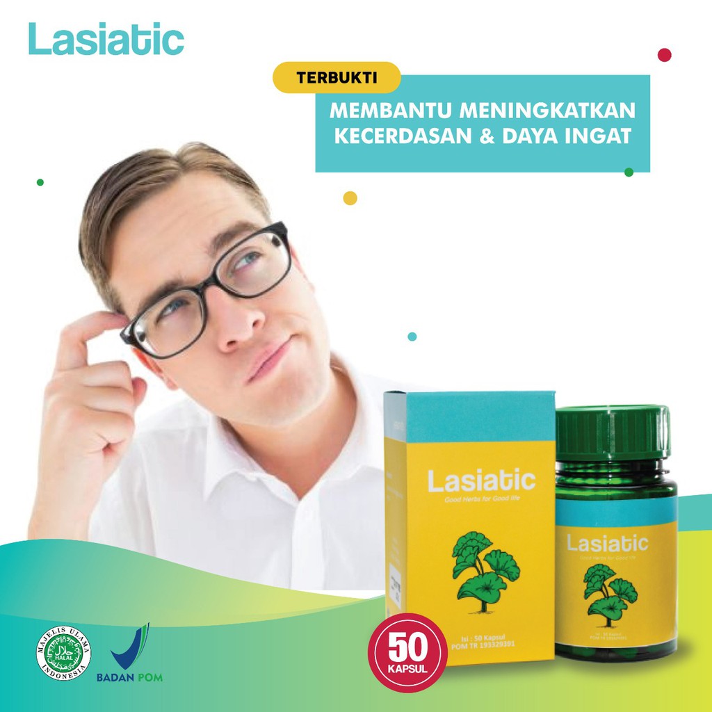 Lasiatic Nutrisi Vitamin Otak Meningkatkan Daya Ingat Dan Mencegah Stroke Shopee Indonesia