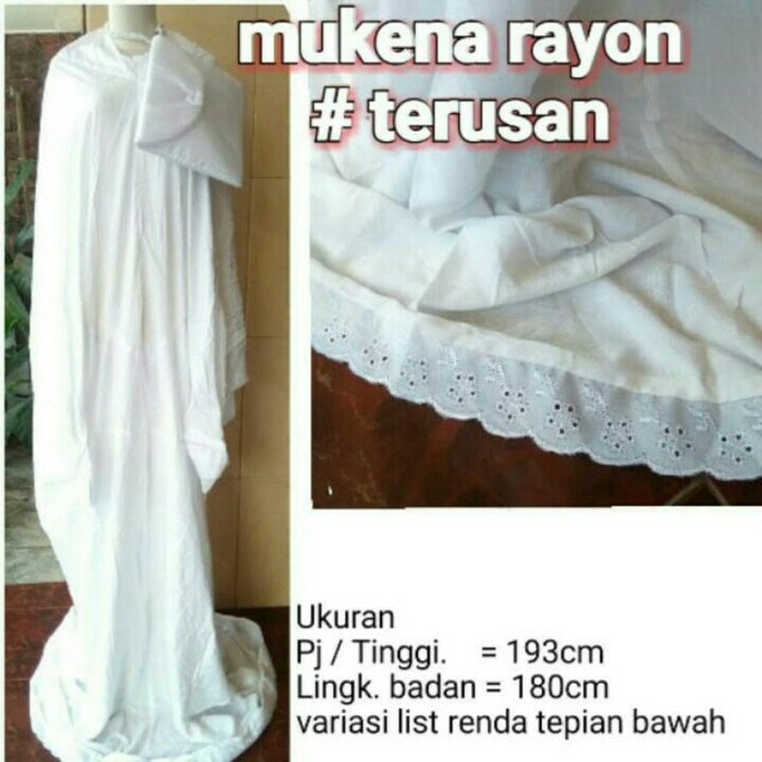 MUKENA TERUSAN PUTIH