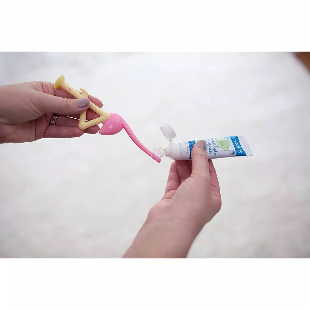 Dr.Brown's Toddler Toothbrush, Flamingo | Sikat gigi anak