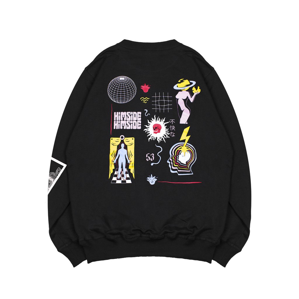 Psycho Black Crewneck - Unisex