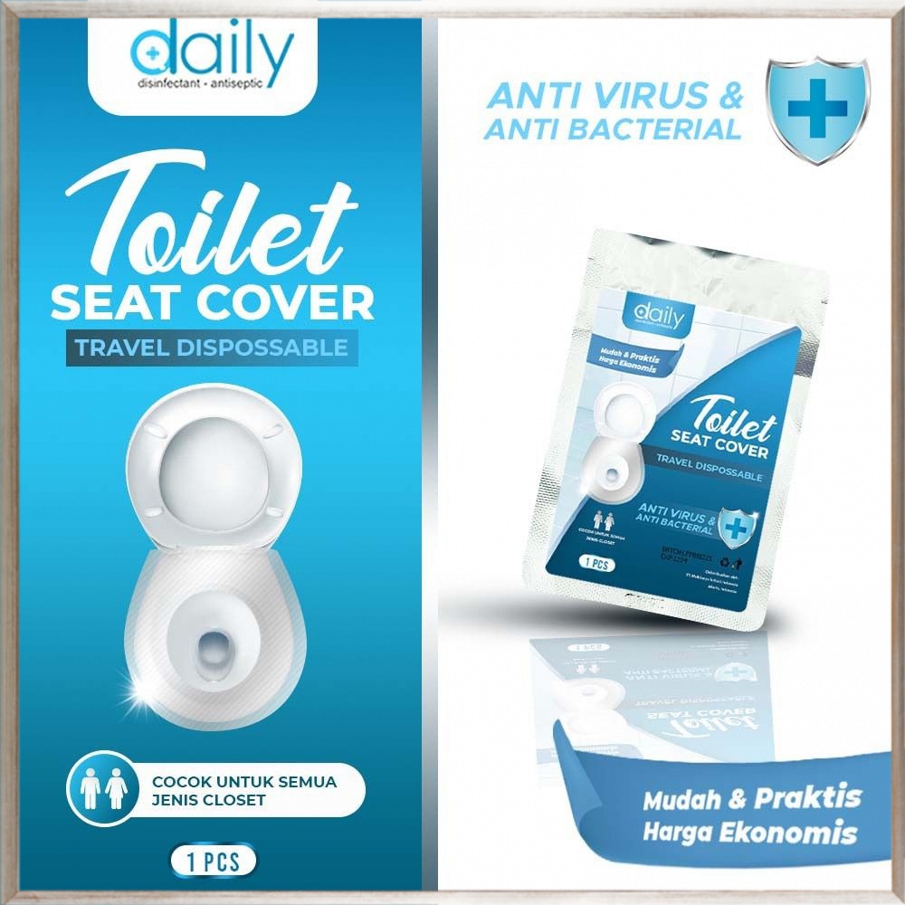 ALAS DUDUK KLOSET ANTIBACTERIAL DAILY TOILET SEAT COVER DISPOSABLE