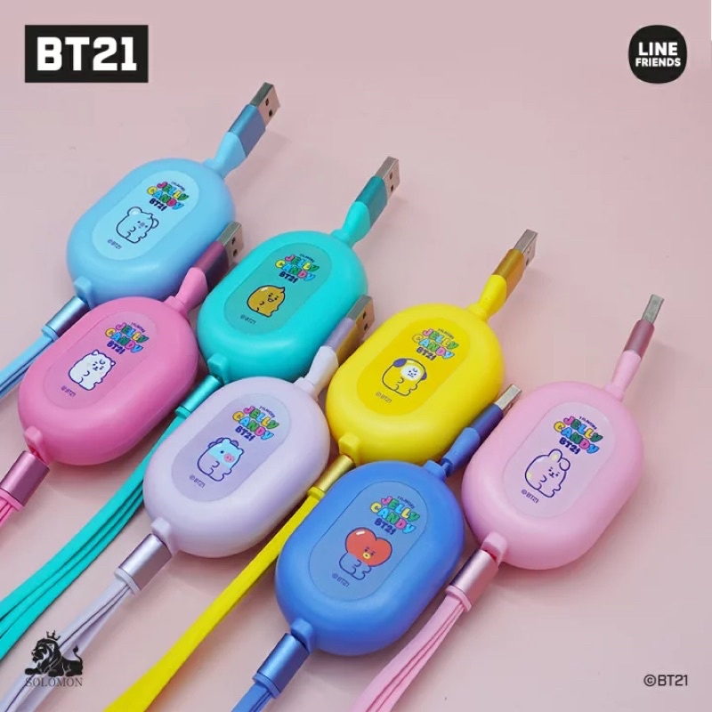 [PRE ORDER] BT21 JAPAN 3 IN 1 CABLE JELLY CANDY