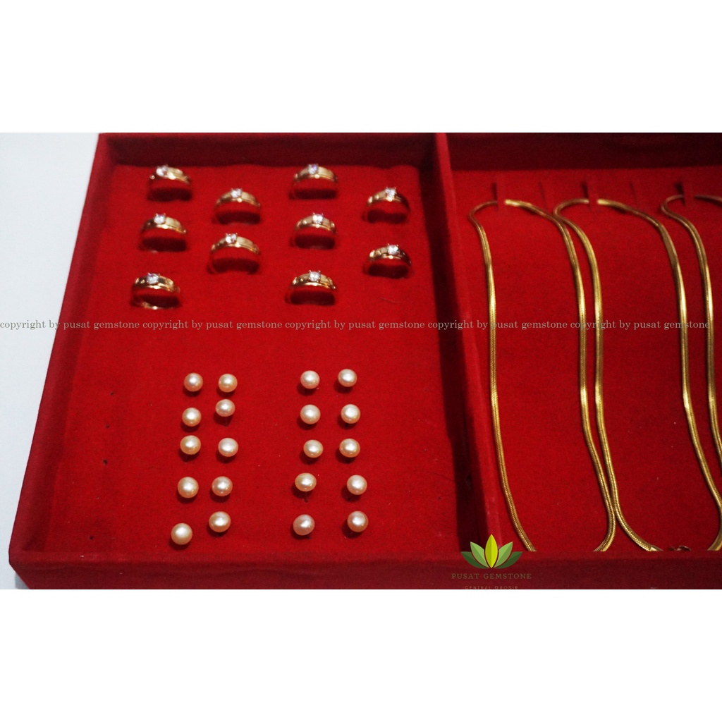 Kotak Perhiasan cincin ,kalung&amp;anting