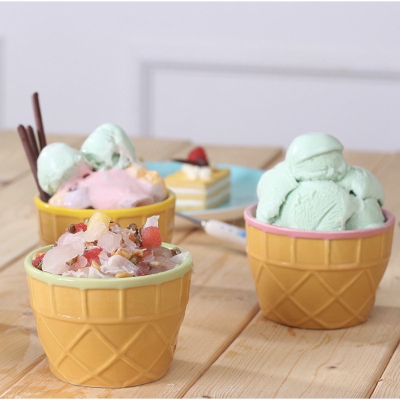 Jual Mangkok Es Krim Mangkuk Cemilan Ice Cream Bowl Set Mangkok Sendok 0724 Shopee Indonesia 5172