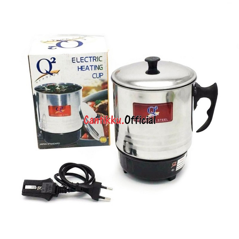 Mug Listrik Gelas Listrik Pemanas Air Masak Rebus Air Mie Listrik Stainless  - Alat Masak Listrik