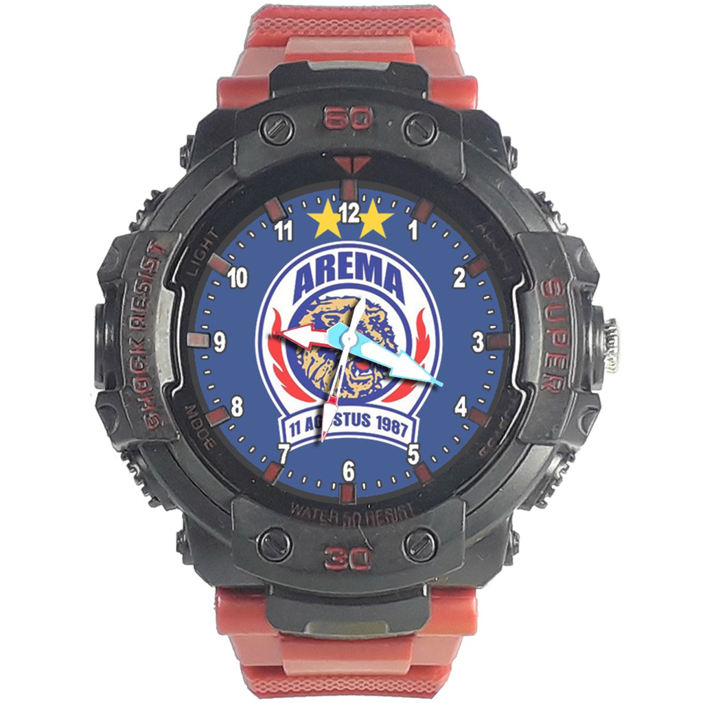 Jam Tangan  AREMA MOTIF 5 Bagus