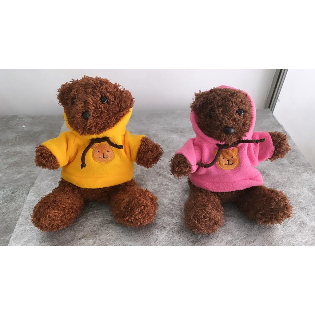 Boneka Teddy Bear Buket Hampers Teddy Hoodie