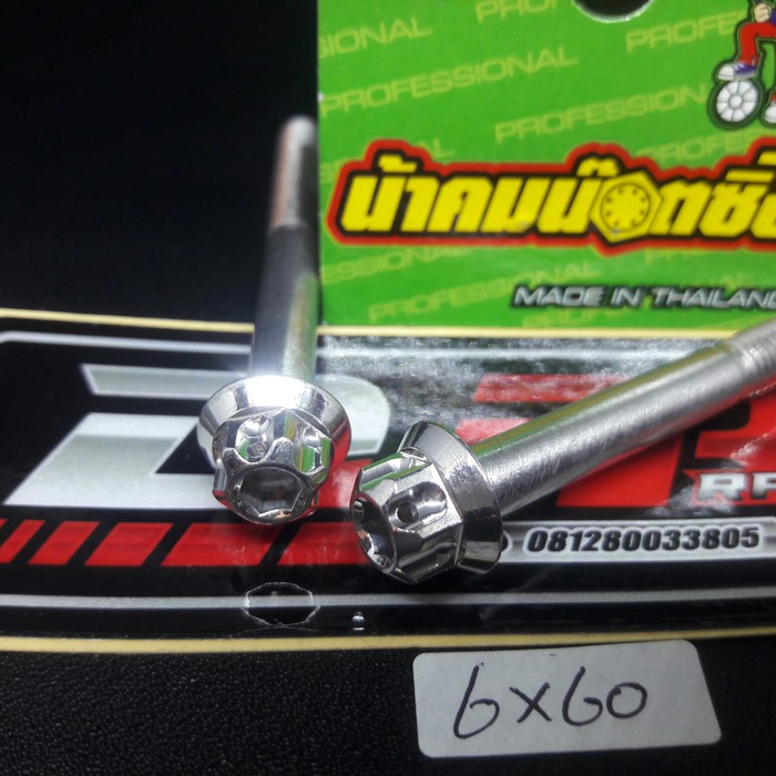 baut probolt stainless new model 6x60 baut 10 panjang 6cm by payu thailand