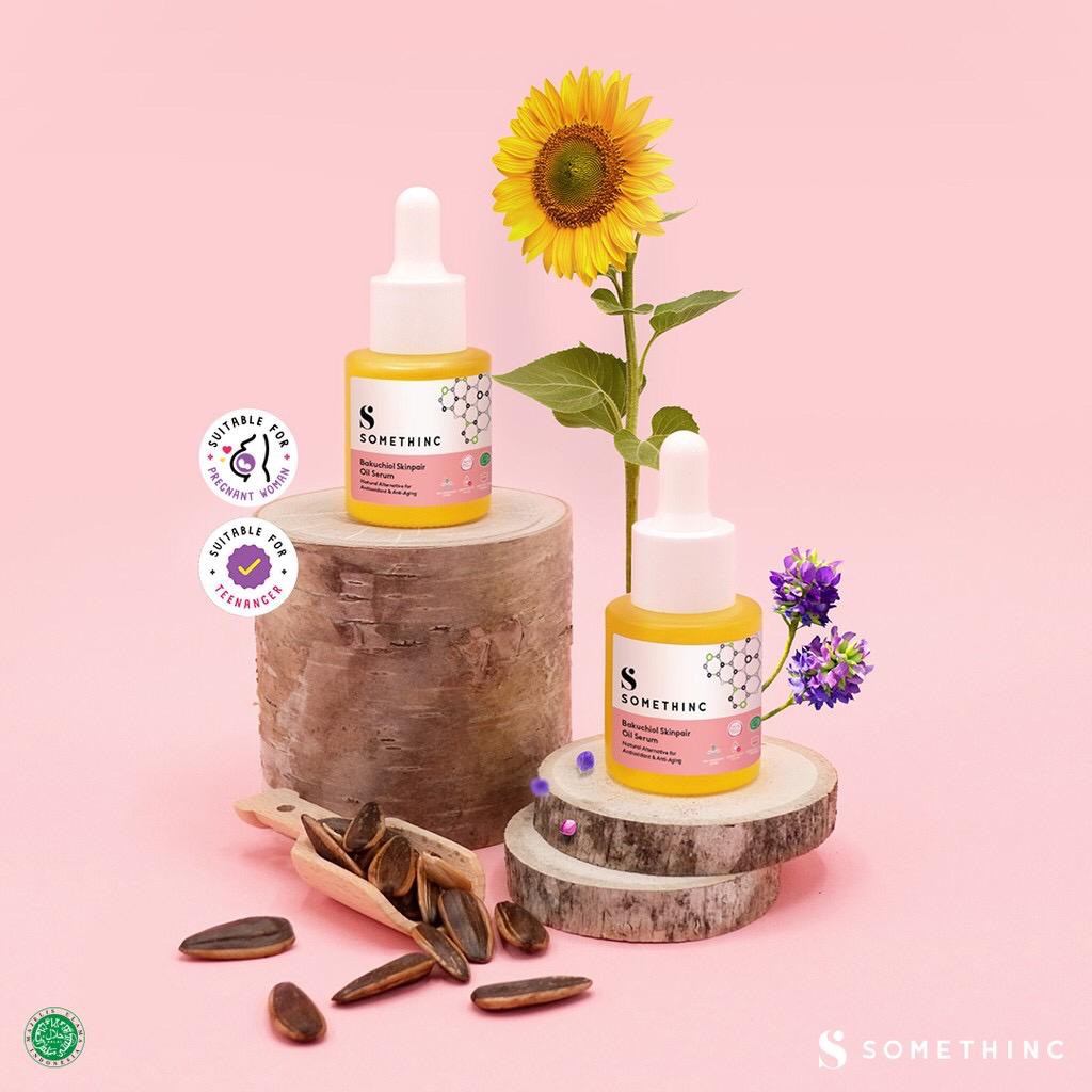 BPOM SOMETHINC Bakuchiol Skinpair Oil Serum 20ml Serum Anti Aging Pengencang Wajah Pencerah Wajah