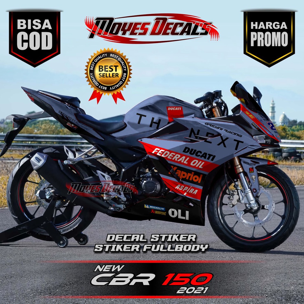 Decal CBR New 150 2021 decal stiker honda cbr150 New 2021 racing stiker motor cbr150 new 2021 stiker