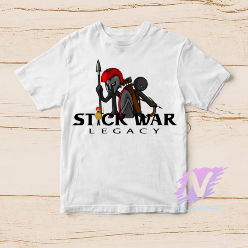 stickwar legacy kaos anak stickman baju kartun anak