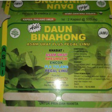 

daun binahong