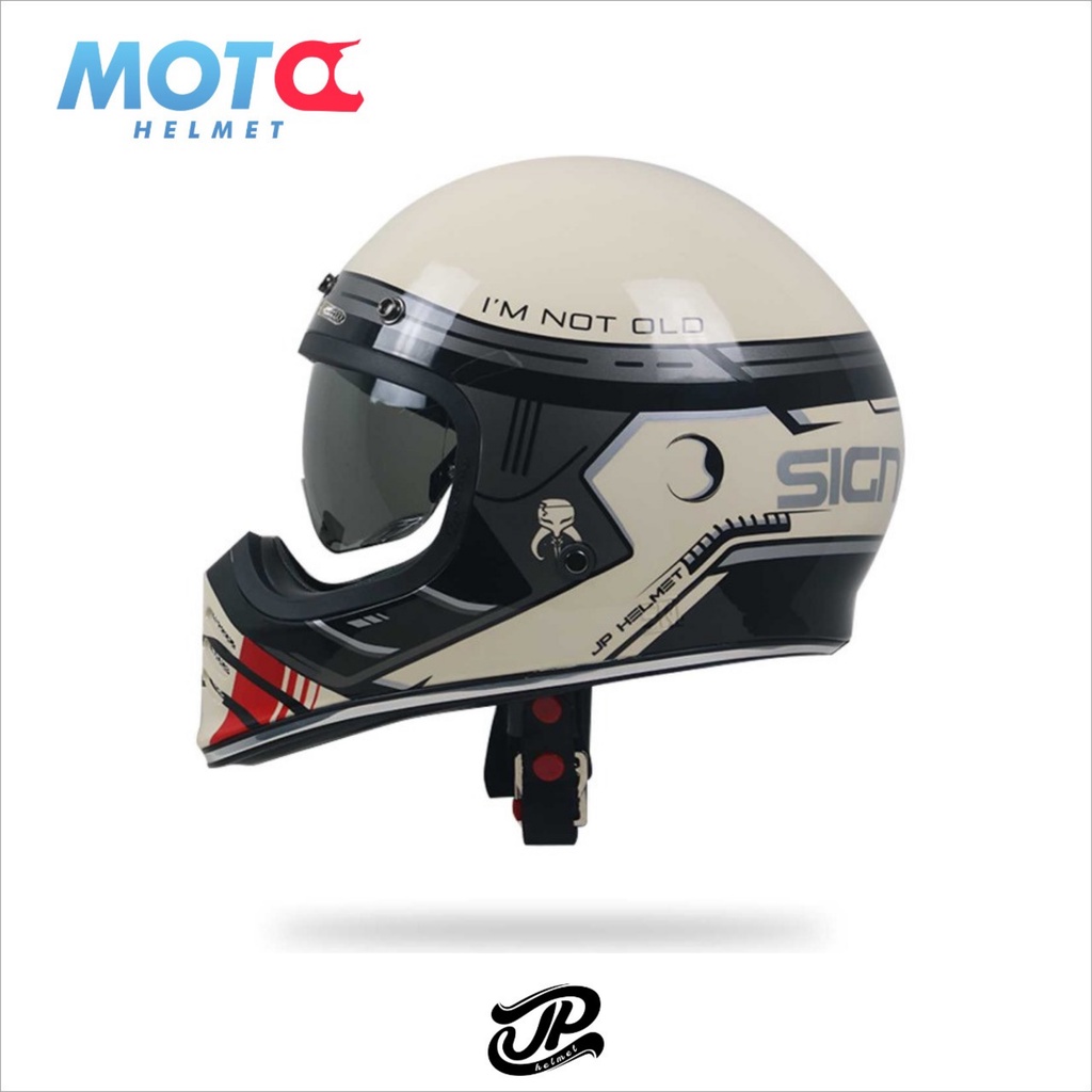 Helm Retro JP Signature SG 11 Trapper | Helm Motor JP