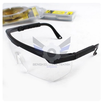 Katamata Safety UV Clear / Kacamata Las Bening Safety Glasses