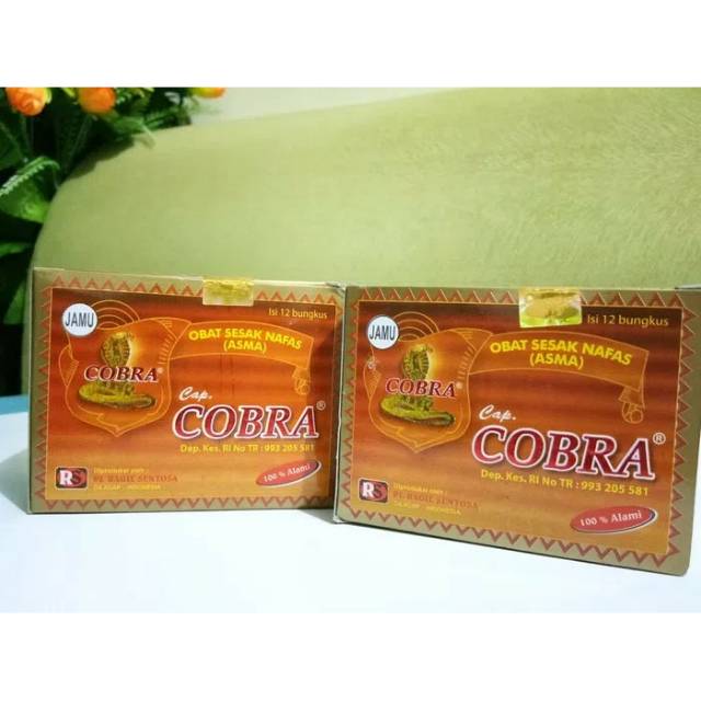 JAMU CAP COBRA OBAT SESAK NAFAS (ASMA),PARU KERING/BASAH,TBC,BATUK KERING/BASAH,MEMBERSIHKAN LENDIR