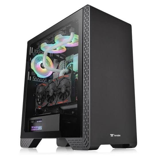 Casing Thermaltake S300 Tempered Glass Black