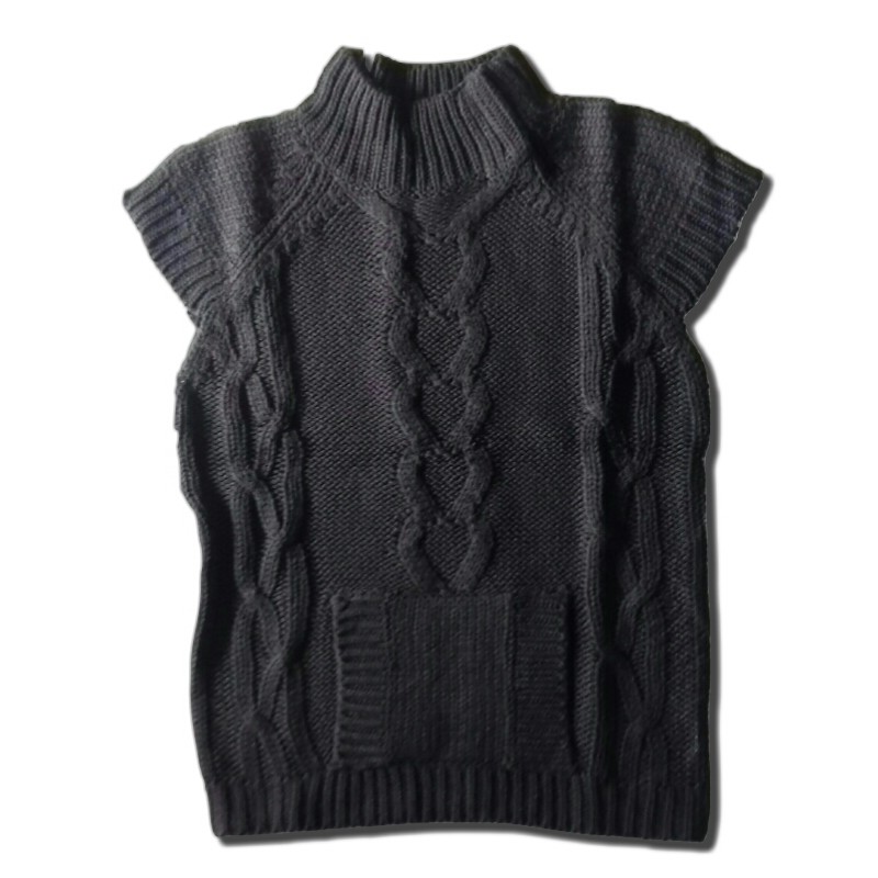 Kaos Rajut Anak Perempuan warna Coklat Tua