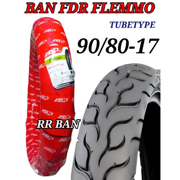 ban montor fdr flemmo 90/80-17 tubetype ban roadrace ban donat ban honda revo vega jupiter mx jupite