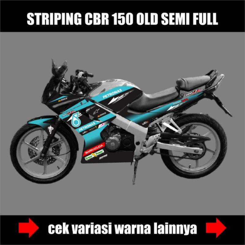 Decal Striping Honda Cbr 150 Old Semi Full Stiker Variasi Motif Mandalika