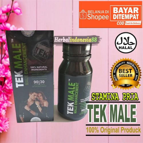 ( PROMO ) ( TERLARIS ) TEK MALE SUPLEMEN PRIA DEWASA - TEK MALE KAPSUL HERBAL ALAMI ORIGINAL