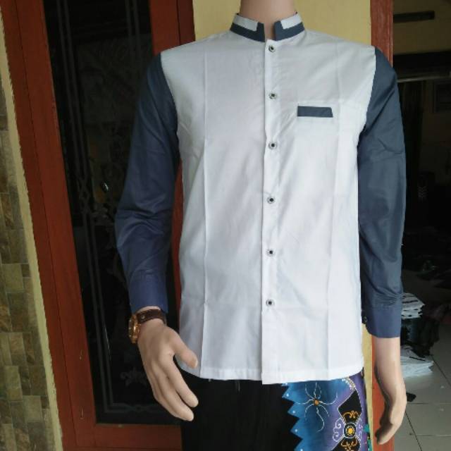 Baju koko pria koko gus Azmi koko hadroh azzahir Pekalongan koko terlaris koko santri koko modern