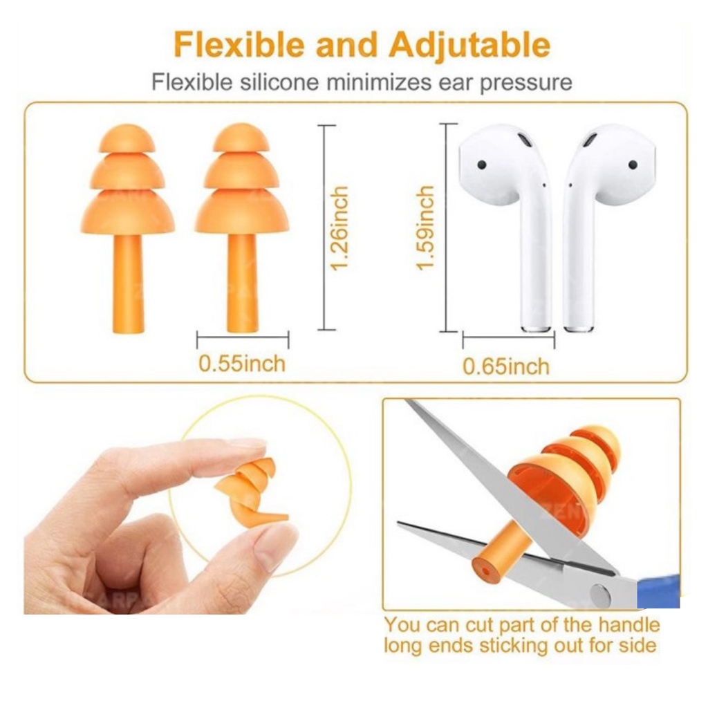 ZEN Earplug UltraFit Corded Ear Plug Penutup Telinga Dengan Box kotak Casing Bukan Gosave silicone silicon ultra fit