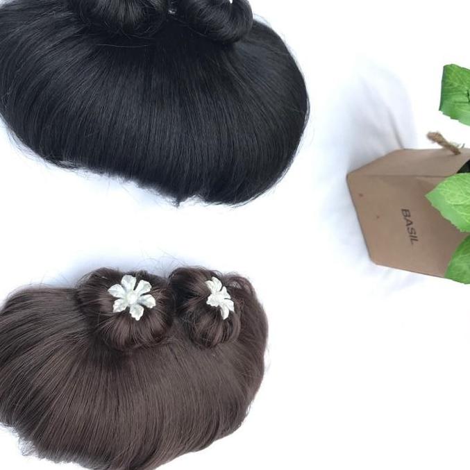 ☑ nadiSSE Sanggul Modern Bunga Mutiara Mewah/ Konde Rambut/ Sanggul Rambut/ Sanggul Bali/ Cepol Ramb