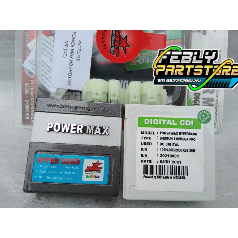 CDI BRT HYPER BAND SHOGUN 110 MEGAPRO OLD GL MAX CDI BRT POWER MAX SHOGUN 110 MEGAPRO PRIMUS GL MAX 
