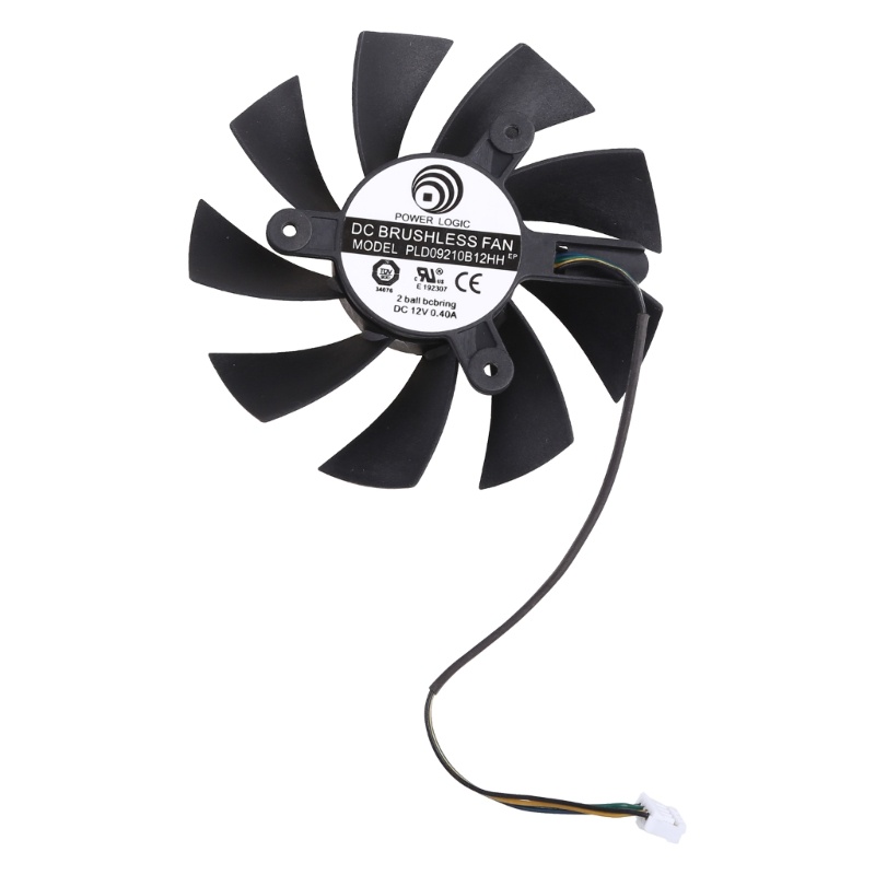 Bt Cooler Fan Untuk GTX1060 3G/6G ITX VGA Fan Kartu Grafis Pendingin 4Pin 12V 0.4A