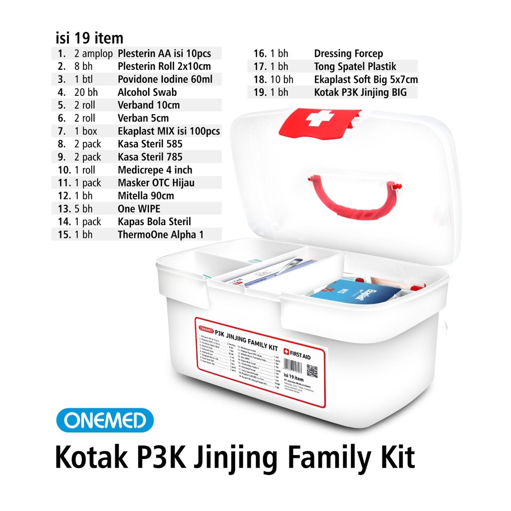 Kotak P3K Plastik Jinjing Family Kit Onemed OJ2