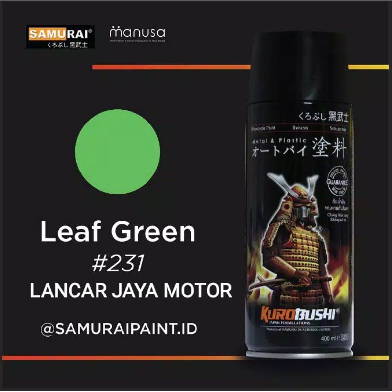 

SAMURAI PAINT #231 LEAF GREEN 400ML