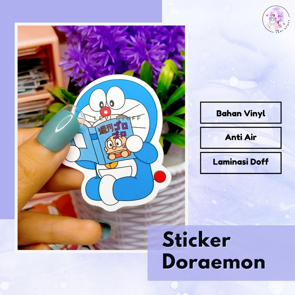 

Sticker Doraemon Vinyl Doff Tahan Air / Sticker Lucu / Sticker Kawaii / Anime / Scrapbook / Notebook / Buku / Diari / Gift