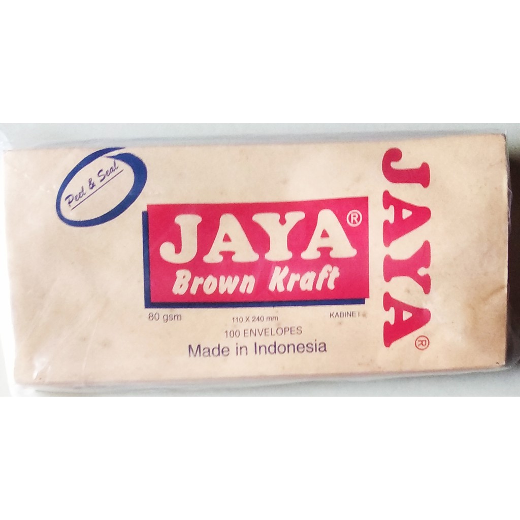

Amplop coklat jaya kabinet 80 gsm
