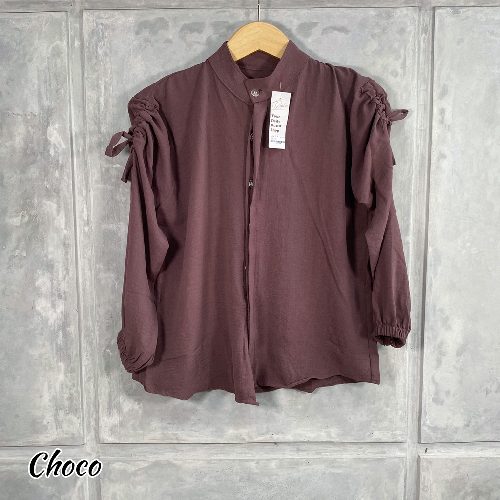 SANI TOP BLOUSE - KEMEJA SERUT CRINCLE AIRFLOW