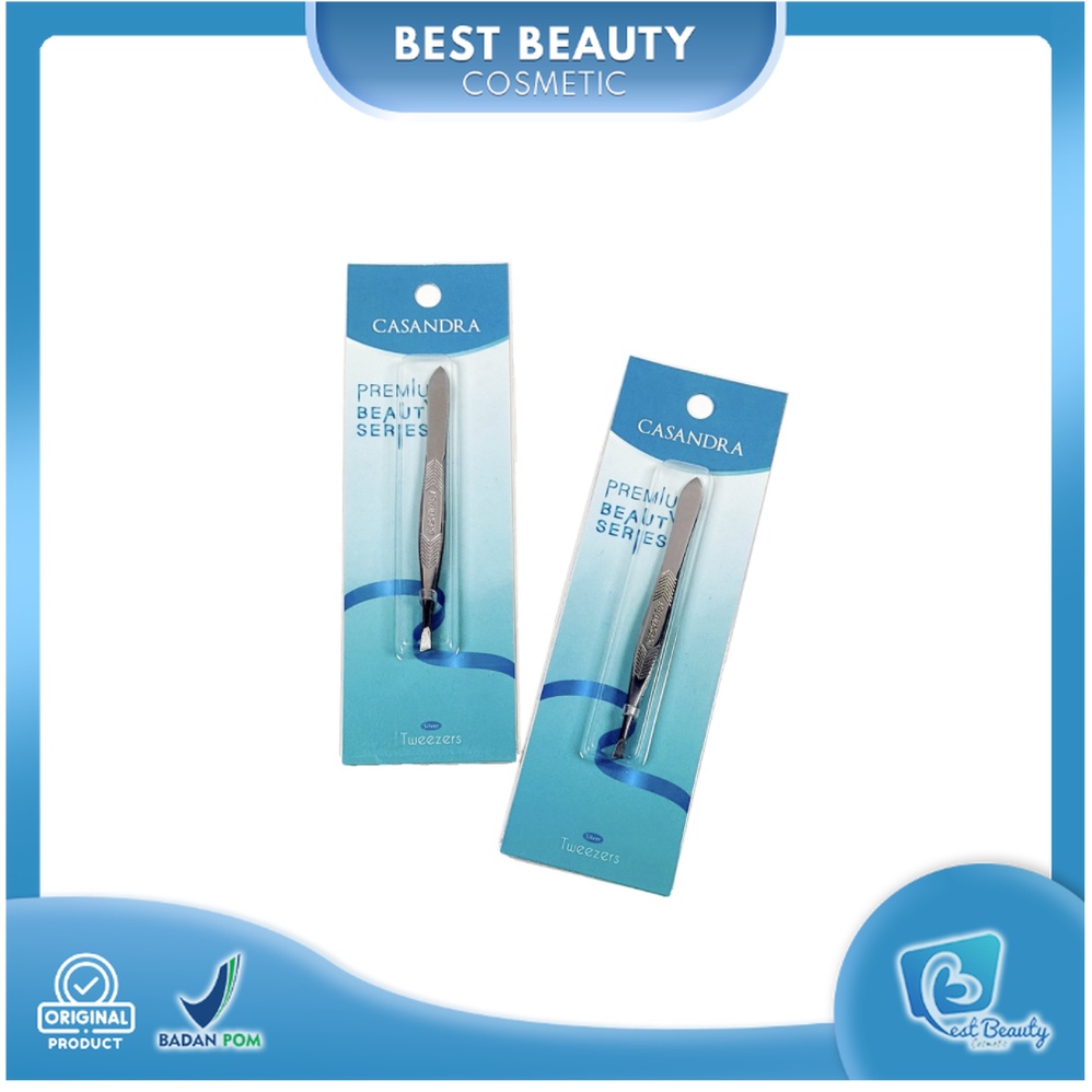 ★ BB ★ Casandra Premium Tweezers Silver