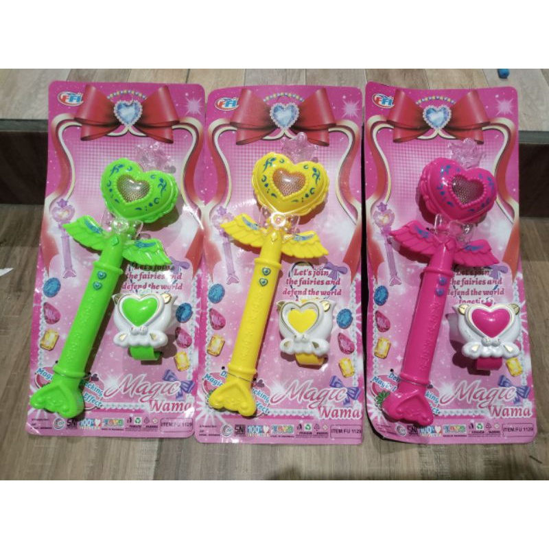 mainan anak tongkat peri dan bracelet power/TONGKAT PERI AJAIB/MAINAN MURAH/mainan anak perempuan