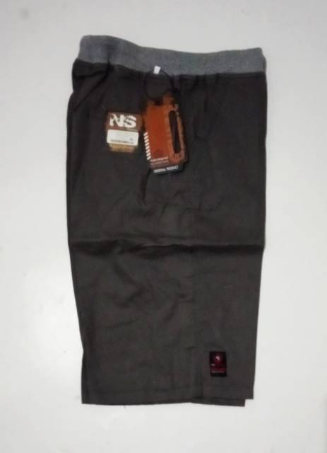 Celana Chino pendek pria  karet pinggang rip kolor surfing polos bahan combet tuil adem/katun melar