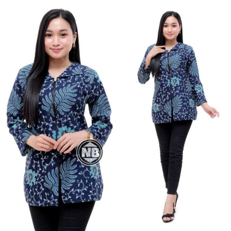 Atasna Batik Wanita PPBTK07 Modern Batik Cassual Atasanbatik Wanitabatik /Atasanwanita/Atasanbatik-2