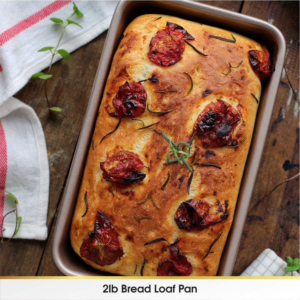 CHEFMADE Loaf Pan Loyang Cetakan Roti Tawar Sisir Sobek Bakar Anti Lengket Peralatan Kue Peralatan Baking