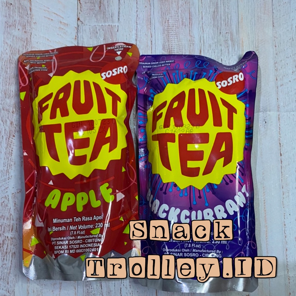 

Fruite tea pouch UK 230ml rasa blackcurant/ apel