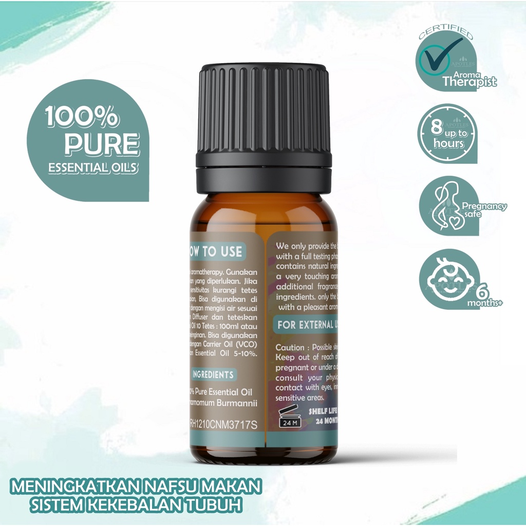 Cinnamon Essential Oil - Minyak Aromaterapi Kayu Manis Cinnamon Bark Essential Oil 10ml